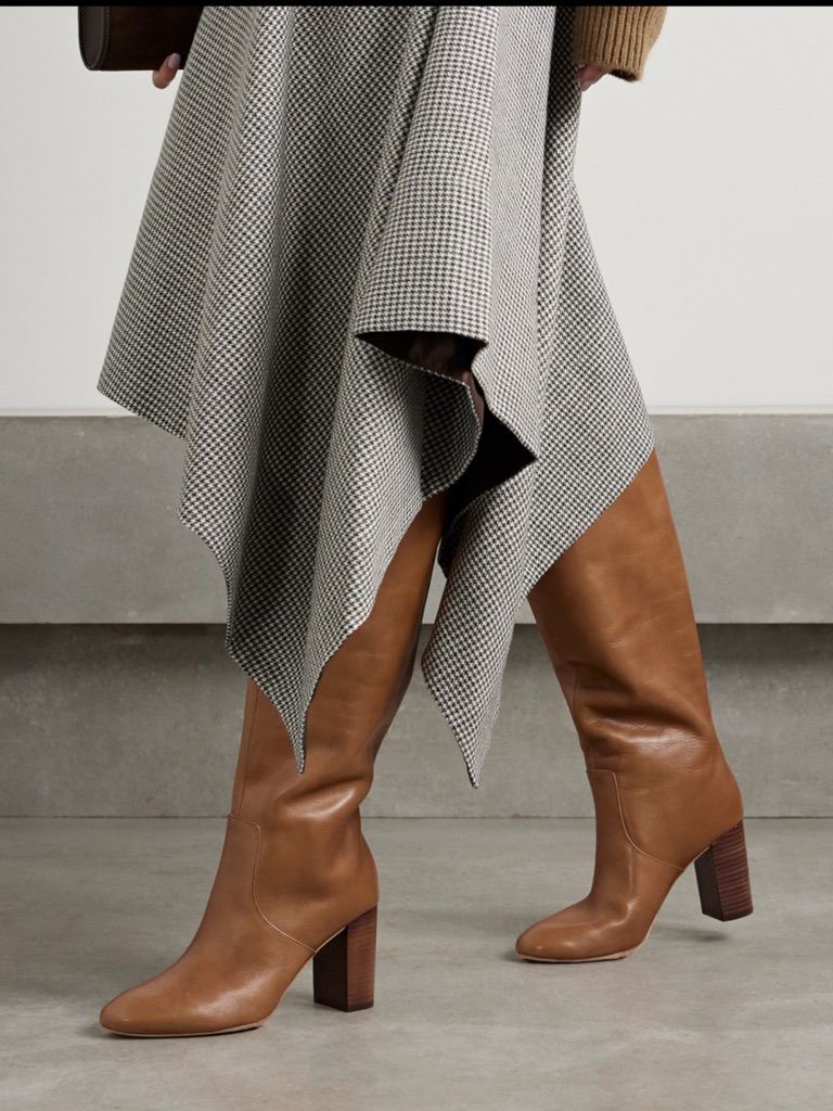 Loeffler Randall Goldy Leather Knee Boots